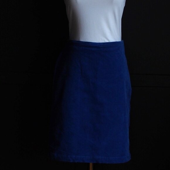 Old Navy | Royal Blue Corduroy Skirt - Picture 1 of 5